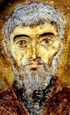 Свещеномъченик Зотик Сиротокърмител. Стара стенопис Киев