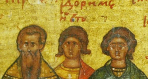 светите мъченици Трофим, Саватий и Доримедонт