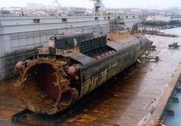 Останки от подводницата Курск